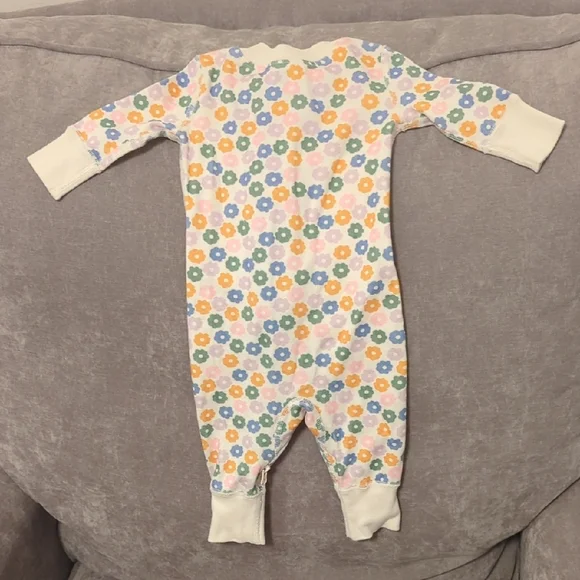 Hanna Andersson Multicolor Floral Kids Footie - Picture 5 of 5